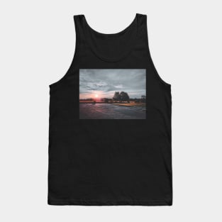 Photography of School Yard with Stunning Sky and Sunset V4 Tank Top